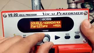 Demo boss VE-20 paso a paso-unboxing