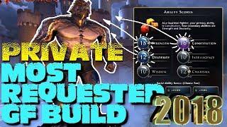 Neverwinter PVE GF BUILD High DPS 2018