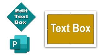 How to Insert and Modifying Text Box in Microsoft Publisher