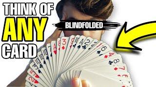 Any deck. Any card. They shuffle. You're BLINDFOLDED! (Magic Tutorial)