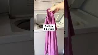 How Often Should We Wash Our Clothes? (Eco-friendly Laundry) #shorts