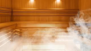 10 Hours Steaming Sauna Ambience ASMR Hot Coals Steam Room sounds [no ads] Relaxing