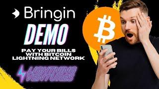 Spend Bitcoin, Pay Bills, Debit Cards: Send/Receive Euros in Seconds ️ | Bringin.xyz Demo