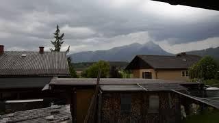 Thunderstorm in Trofaiach area [Timelapse] (01.07.2020)