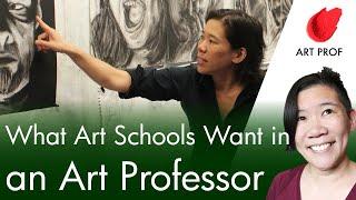 What Art Schools Want in When Hiring a Professor #shorts