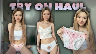 MY NEW PANTIES TRY ON HAUL 🩷