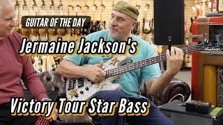 Jermaine Jackson's Victory Tour Star Bass | Guitar of the Day