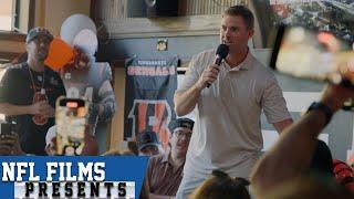 Zac Taylor Celebrates first playoff win in 31 years with the city of Cincinnati | NFL Films Presents