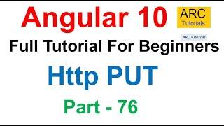 Angular 10 Tutorial #76 - HTTP PUT Tutorial | Angular 10 Tutorial For Beginners