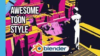 My Secret to Awesome Toon Style Render -  Blender Tutorial