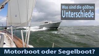 Motorboot vs Segelboot