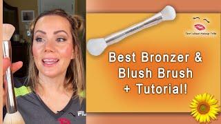 Best Bronzer Brush & Blush Brush- Blush & Bronzer Makeup Brush Tutorial! 