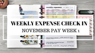 WEEKLY EXPENSE | Tracking Week #1 | Weekly Pay | Low Income | Rachelle Budgets