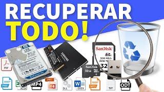 Cómo Recuperar Archivos Borrados de la PAPELERA DE RECICLAJE | PC | USB en Windows 10