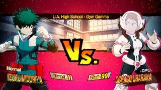 Izuku Midoriya vs Ochaco Uraraka - My Hero One's Justice