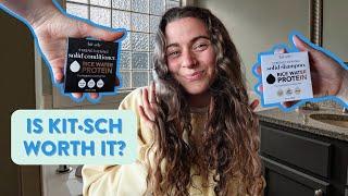 Does the Kitsch shampoo bar work? // An honest 2C CURLY HAIR review