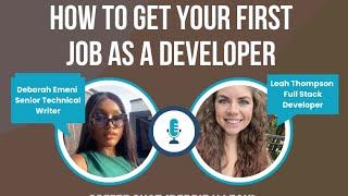 How to Get Your First Job as a Developer