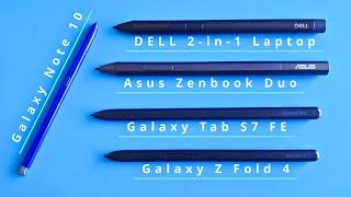 Samsung Galaxy SPen - Asus Zenbook Pen - Dell Stylus for 2-in-1 laptop