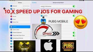10X Speed Up IOS for Gaming / Iphone / Ipad Setting for PUBG/ BGMI NO LAG