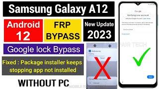 Samsung A12 FRP Bypass Android 12 Without Pc | Samsung A12 Google Account Remove Samsung Frp