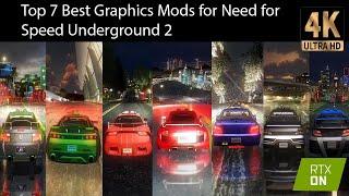 Top 7 Best Graphics Mods for Need for Speed Underground 2 - Ultra Realistic Textures - Path Tracing