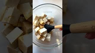 The 3-ingredient crispy tofu I can't stop making #shorts