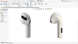 SolidWorks Surface Tutorial | Apple Airpods