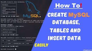How To Create a MySQL Database in Linux -  Full Tutorial