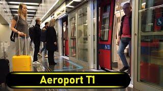 Metro Station Aeroport T1 - Barcelona  - Walkthrough 