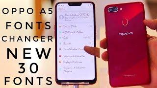 Oppo A5 Fonts Changer | Change Fonts in Oppo A5