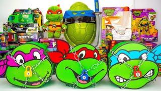 Teenage Mutant Ninja Turtles Unboxing Review ASMR | Raphael Box Lock, Leonardo, Donatello Box Lock