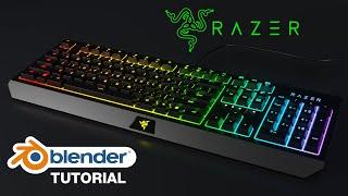 Blender 2.8 - Razer Gaming Keyboard Tutorial