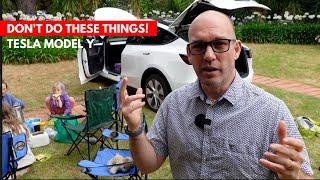 TOP TIPS FOR CAMPING IN A TESLA