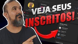 [ATUALIZADO 2023] Como Ver seus Inscritos no YouTube pelo PC?