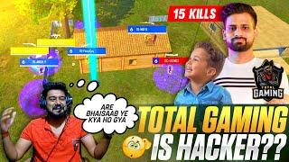 15 Kills By Total Gaming ES Hacker Or What?  | Garena Freefire| Rocky & Rdx