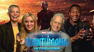 QUANTUMANIA Q&A: Michael Douglas, Jonathan Majors, Evangeline Lilly & Kathryn Newton (Moovy TV #159)