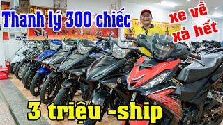 THANH LÝ 300 CHIẾC XE CŨ MỚI VỀ GTR150 EXCITER 150 MXKING EX135 VISION NVX155 JUPITER FUTURE AB DREA