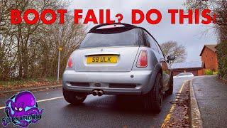 BOOT/TAILGATE WON'T OPEN? *DO THIS* - R53 MINI COOPER S