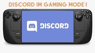 Discord auf Steam Deck einrichten (Gaming Mode) - Tutorial - Deutsch