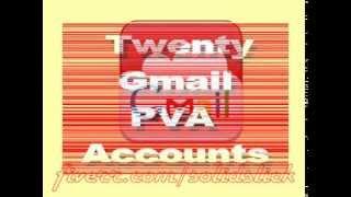 Phone Verified Gmail Accounts PVA 20 For $5.00
