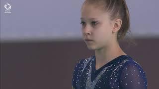 Daria LYSKA (UKR) - 2020 junior European bronze medallist, vault