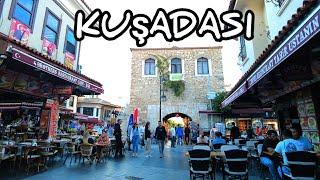 Kuşadası City Center Walking Tour | 19 October 2024 | 4k UHD 60fps