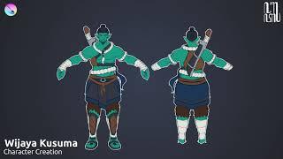 Game Character Concept Creation with Krita [BUTO]