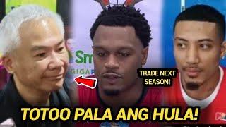 GINEBRA TOTOO PALA ANG HULA NI COACH CHOT BROWNLEE POSITIVE SA  DRUG TEST  MALONZO TRADE NEXT SEASON