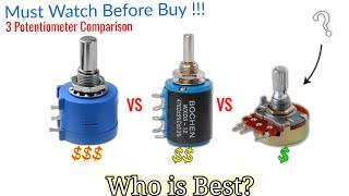 Potentiometer comparison | Variable resistor cheap vs expensive