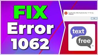 FIX Teextfree Error 1062 Registration Failed(2024) (Tutorial)