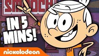 'For Bros About to Rock'  The Loud House in 5 Minutes! | Nick
