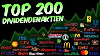 200 beliebte Dividendenaktien | Ranking 2024