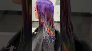 Rainbow transformation  @nyc.hairgoddess