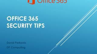 Office 365 & Email Security Tips & Tricks